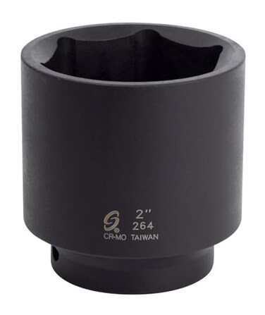 SUNEX TOOLS 264 1/2-Inch Drive 2-Inch Impact Socket