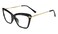 FEISEDY Cat Eye Glasses Frame Clear Lenses Eyewear Women B2440