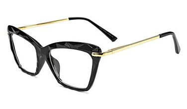 FEISEDY Cat Eye Glasses Frame Clear Lenses Eyewear Women B2440