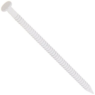 Hillman Panel Nail White Ringed Shank Flush Flat Head Interior Paneling15 x 1-5/8" White&ldquo; 6 oz.