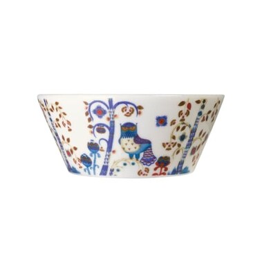 iittala Taika White/Blue 10 oz Bowl