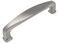Cosmas 25 Pack 4390SN Satin Nickel Modern Pull 3-1/2 Inch Hole Centers