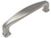 Cosmas 25 Pack 4390SN Satin Nickel Modern Pull 3-1/2 Inch Hole Centers