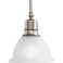 Progress Lighting Madison Mini-Pendant Light, Brushed Nickel