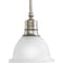 Progress Lighting Madison Mini-Pendant Light, Brushed Nickel
