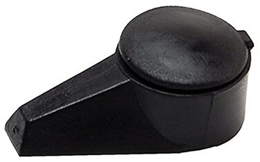 RV Designer H577 - Shower Door Catch, Black Plastic, 2 Pack
