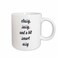 3dRose mug2007162 Classy Sassy and a Bit Smart Assy Black Script Letters on White Ceramic Mug, 15-Ounce