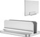 OMOTON Vertical Laptop Stand Holder, Adjustable Dock for MacBook, Silver