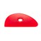 Mudtools Shape 3 Polymer Rib, Red Very Soft - 5-Inch Wide Pottery Tool