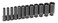Grey Pneumatic ,9712MDG1/4" Drive 12-Piece Deep Metric Magnetic Impact Socket Set