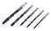 Amtech F1735 Hex Shank Wood Drill Bit Set, 5-Piece