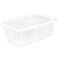Sterilite Storage Boxes, Stackable Clear Plastic Bins, 6 Quart, 24-Pack