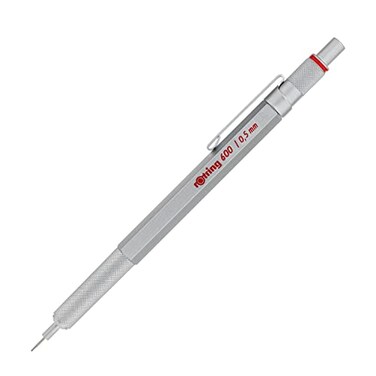 rOtring 600 Mechanical Pencil, 0.5 mm, Silver Barrel ,1904445