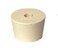 E.C. Kraus Size7 Rubber Stopper, Tan / Hole for Air Lock