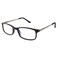 Foster Grant Men's Kramer Rectangle Blue Light Reading Glasses, Matte Black