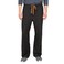 Medline 800DKWM-CA PerforMAX Unisex Reversible Front-Drawstring Scrub Pants, Black, Size Medium, Regular Inseam