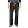 Medline 800DKWM-CA PerforMAX Unisex Reversible Front-Drawstring Scrub Pants, Black, Size Medium, Regular Inseam