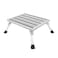 Camco 43677 Fixed Height 19" x 14.5" Aluminum Platform Foldable Step Stool with Non-Slip Secure Rubber Feet and 1000 Pound Capacity