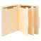 Smead Classification File Folder, 2" Expansion, 2/5-Cut Tab, Letter Size, 10 per Box ,2 Dividers, Manila