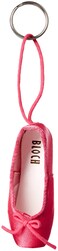 Bloch Dance Mini Pointe Shoe Keyring Accessory, hot pink, one