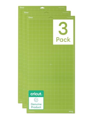 Cricut StandardGrip Machine Mats 12in x 24in, Green ,3 Count