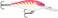 Rapala Shad Rap Crankbait, 3-1/2", Pink Tiger UV