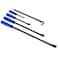 Tech Team Pry Bar Set 5-Piece Heavy-Duty with Rolling HeadChisel Tips