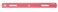 Westcott Plastic Ruler, 12 Inches/30 Centimeters, Red ,16016
