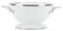 Golden Rabbit Enamelware Petite Colander, 1 quart, Solid White Textured
