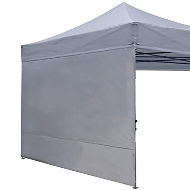 ABCCANOPY Instant Canopy SunWall 10x10 FT No Frame or Top, Gray