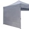ABCCANOPY Instant Canopy SunWall 10x10 FT No Frame or Top, Gray