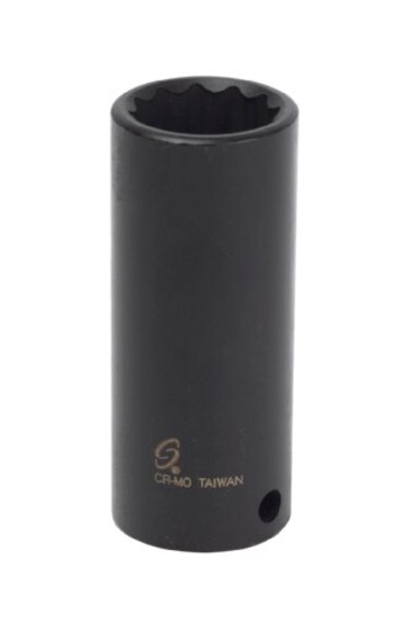 Sunex Tools Sunex 368215 3/8-Inch Drive 15-mm 12-Point Deep Impact Socket