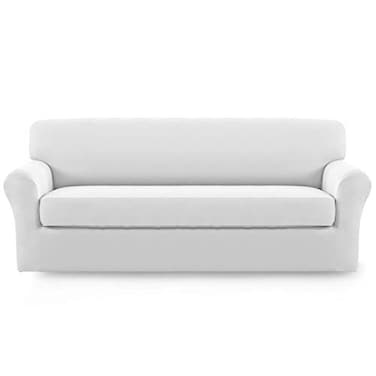 Easy-Going 2 Pieces Stretch Couch Sofa Slipcover Washable