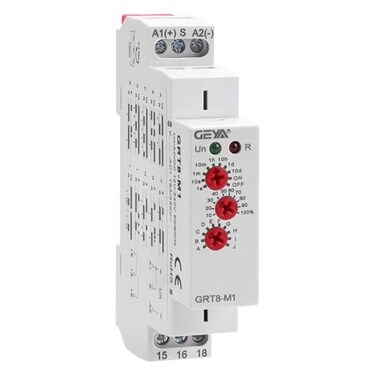 GAEYAELE 16A Multifunction Time Relay with 10 Function Choices AC/DC12V-240V Relay,GRT8-M1,AC/DC12V-240V
