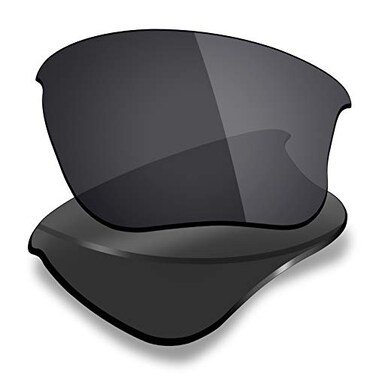 Mryok Polarized Replacement Lenses for Oakley Flak Jacket XLJ - Stealth Black