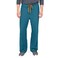 Medline 800JCBL-CA PerforMAX Unisex Reversible Front-Drawstring Scrub Pant, Caribbean Blue, Regular Inseam, Large