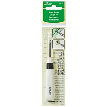 Clover White Ergonomic Seam Ripper