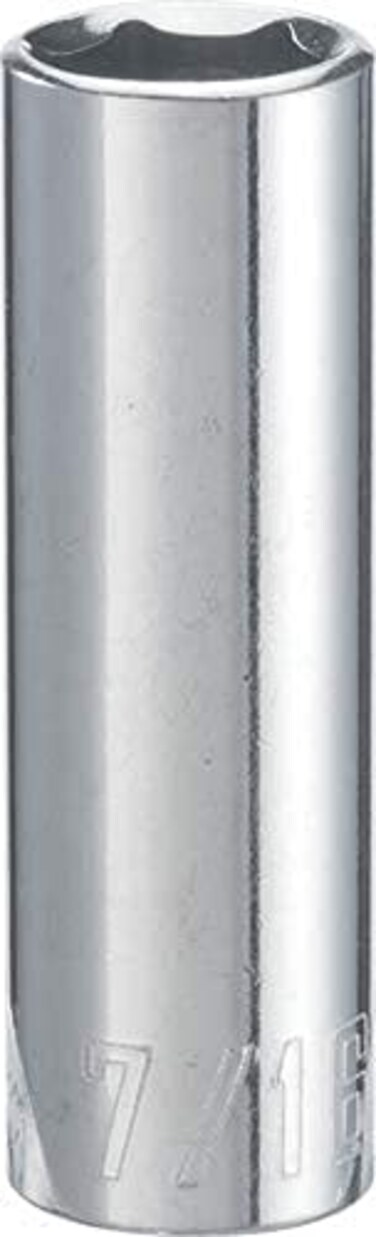 CRAFTSMAN Deep Socket, SAE, 1/4-Inch Drive, 7/16-Inch, 6-Point ,CMMT43578