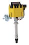 Proform Distributor, GM Performance, Magnetic Pickup, Vacuum Advance, HEI Style Terminal, Coil Included, Yellow, Chevy V8, Each
