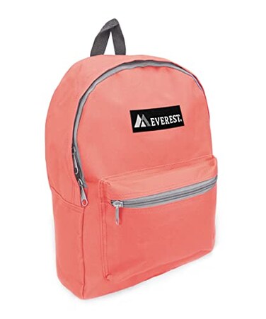 Everest 1045K Basic Backpack, 15", Coral