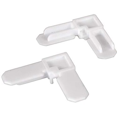 Prime-Line PL 7729 Screen Frame Corner, 5/16 In. X 3/4 In., White Plastic ,4 Pack