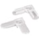 Prime-Line PL 7729 Screen Frame Corner, 5/16 In. X 3/4 In., White Plastic ,4 Pack