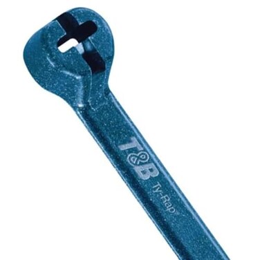 ThomasBetts TY527M-NDT Detectable Tie, Polypropylene, 30 lb, 7", Blue