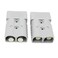 X-Haibei Pair Winch Quick Connect Battery Disconnect Trailer Plug Connector 350A 2/0 Gauge 4.2 x 2.7 x 1.1 inch ,Gray