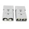 X-Haibei Pair Winch Quick Connect Battery Disconnect Trailer Plug Connector 350A 2/0 Gauge 4.2 x 2.7 x 1.1 inch ,Gray