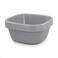 Lesbin 12-Quart Square Wash Basin 4-Pack, Gray