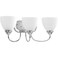 Progress Lighting Heart 3-Light Bath Vanity Light, Polished Chrome