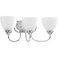 Progress Lighting Heart 3-Light Bath Vanity Light, Polished Chrome