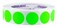 ChromaLabel Removable Fluorescent Green Dot Stickers, 1 Inch 1000/Roll