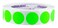 ChromaLabel Removable Fluorescent Green Dot Stickers, 1 Inch 1000/Roll